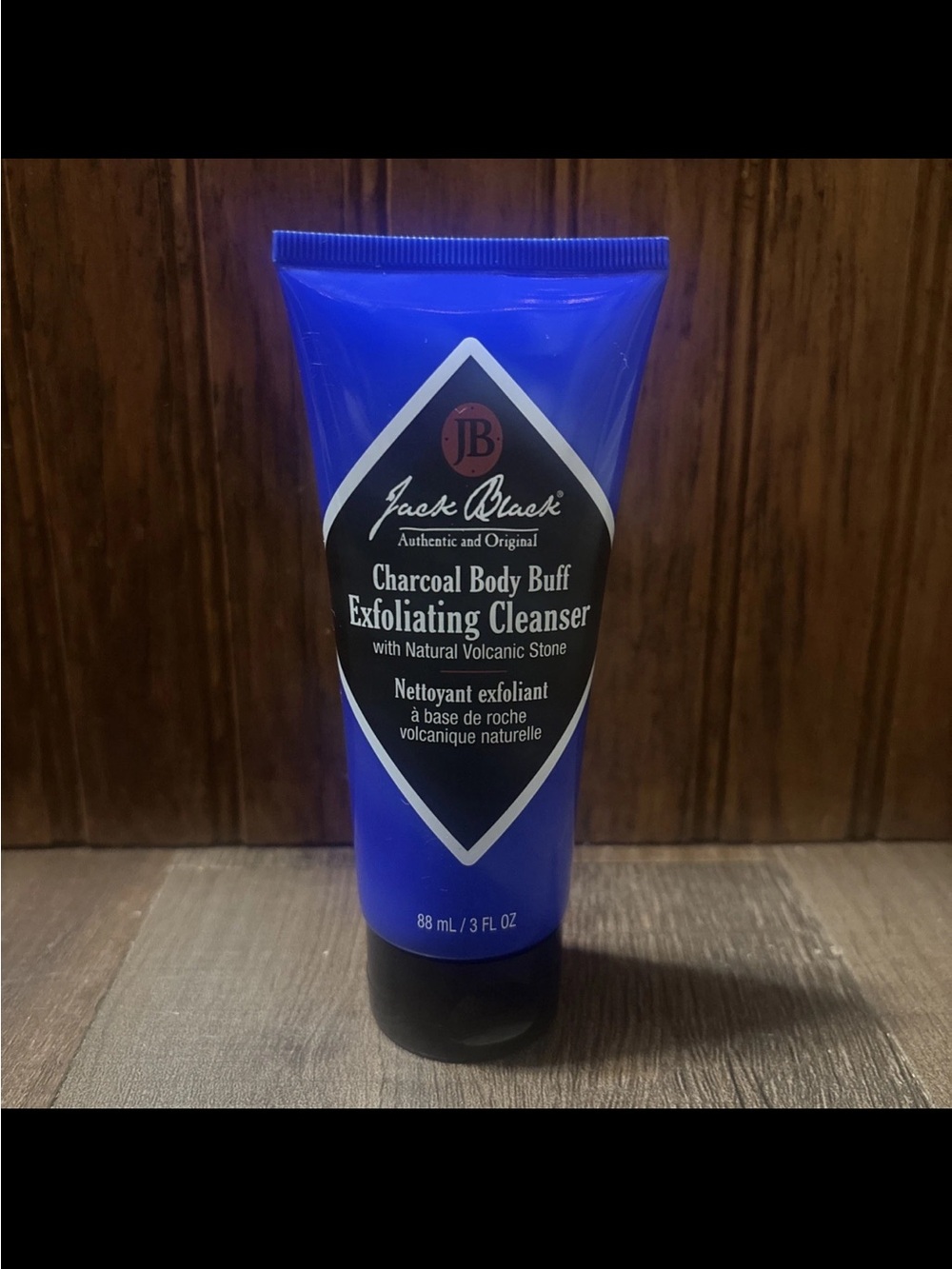 Jack Black Charcoal Body Buff Exfoliating Cleanser - Blue